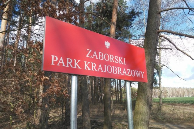 Odtworzono oznakowanie granic Parku zgodnie ze wzorem urzędowym – łącznie w 20. miejscach
