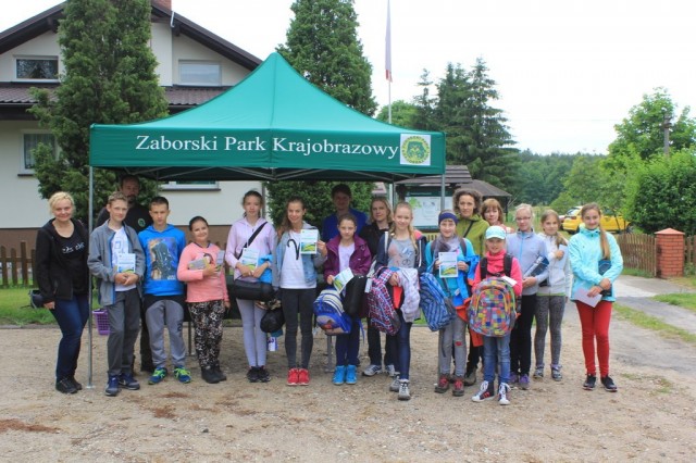 Laureaci konkursu "Poznajemy Zaborski Park Krajobrazowy"