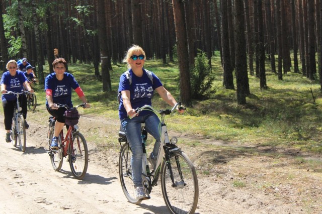 Grupa rowerowa z Chojnic.