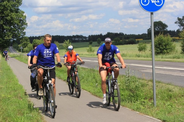 Grupa rowerowa z Chojnic.