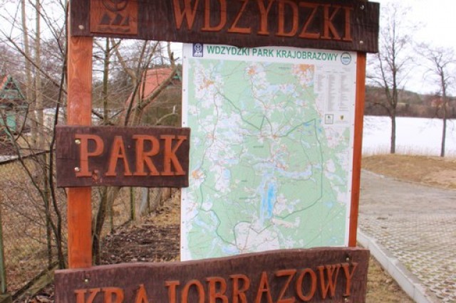 Mapa Parku w terenie.