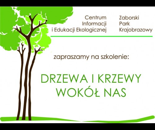 Drzewa i krzewy wokół nas - bezpłatne szkolenie w Zaborskim Parku Krajobrazowym
